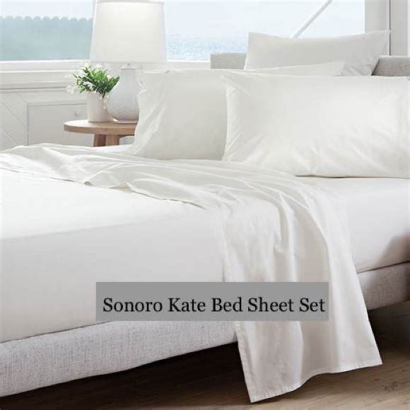 SONORO KATE Other - Bed Sheet Set (White, Full)